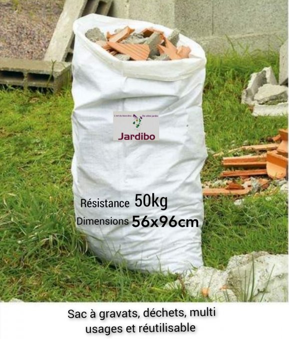 Sac à gravats, déchets... En PP 50kg