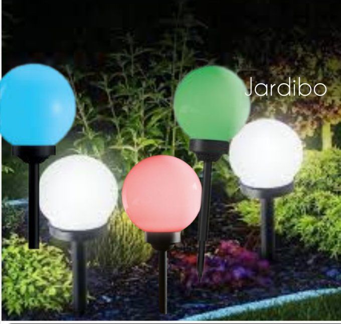 Globe solaire led de jardin