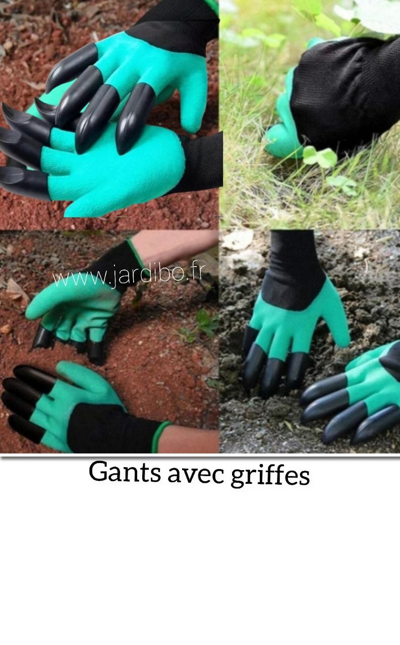 Gants de jardinage en polyester